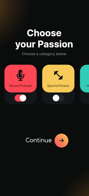 Vailble app in dark mode